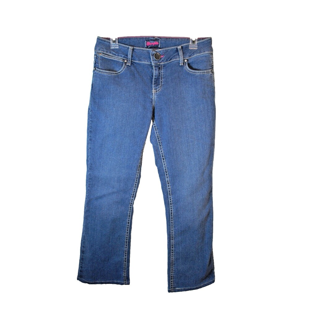 Wrangler Women's Boot Cut Gem Embellished Jeans Size 7/8x32